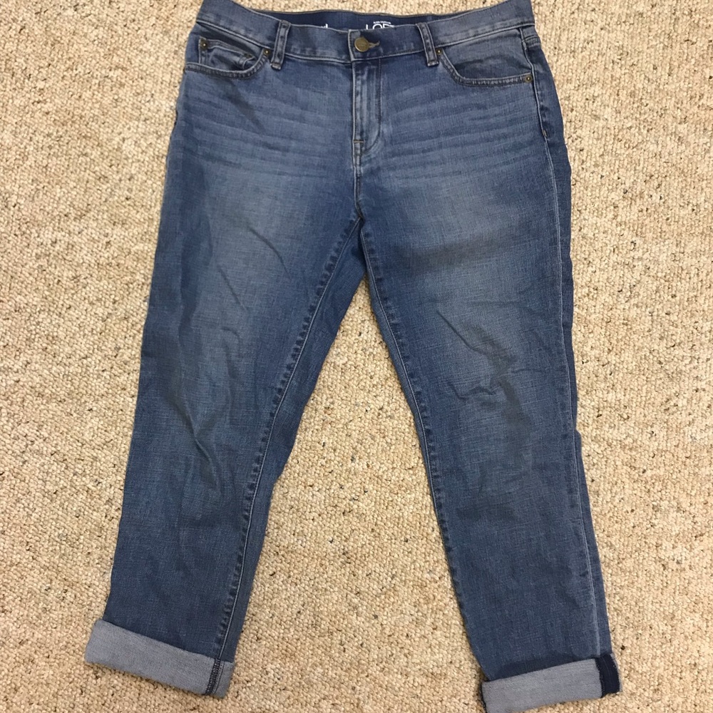 Ann Taylor LOFT boyfriend jeans